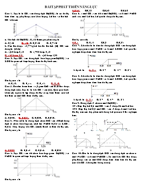 Hóa học 12 - Bài tập phát triền năng lực